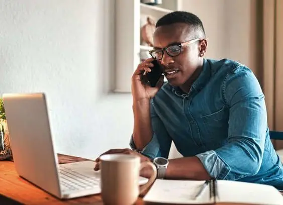freelancer working remotely from home